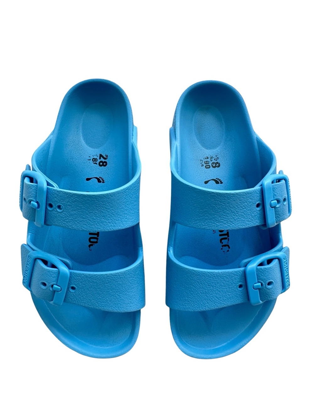 Birkenstock Arizona Waterproof Slide Kids Sandals Blue EU 28 US 10-10.5